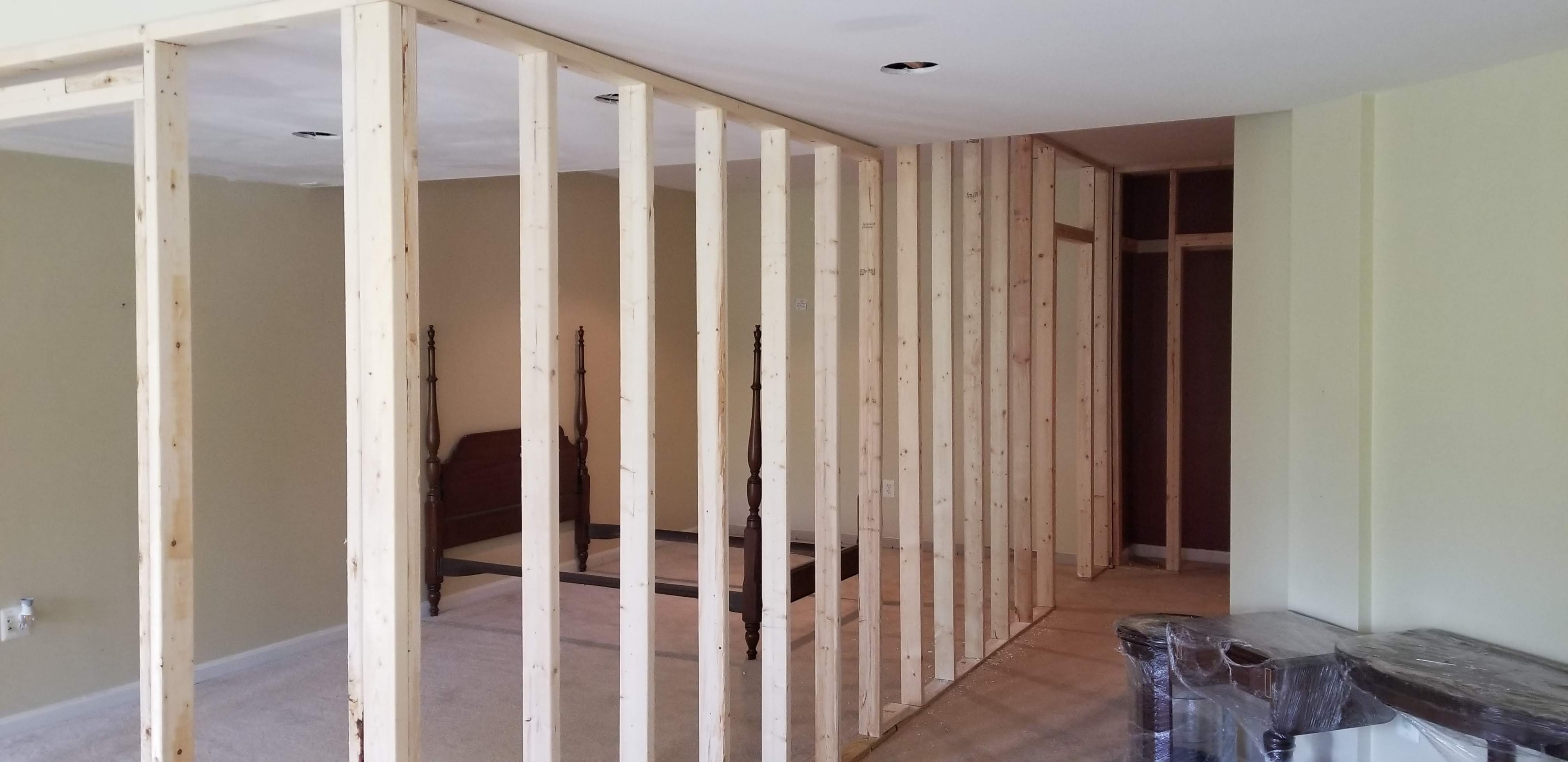 Bedroom Addition Framing