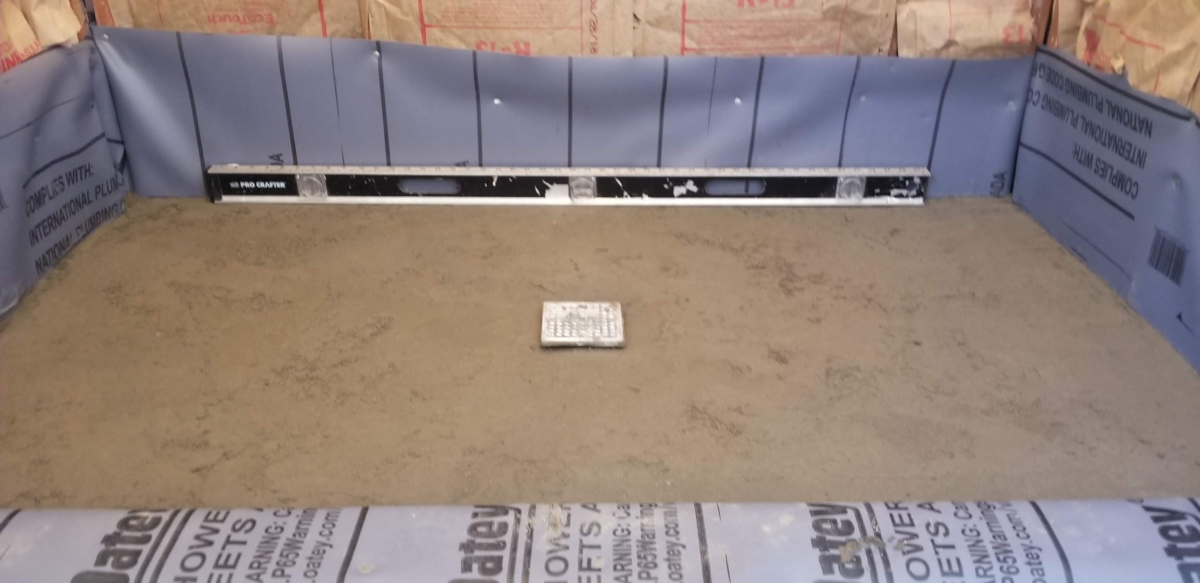 Custom Poured Shower Pan